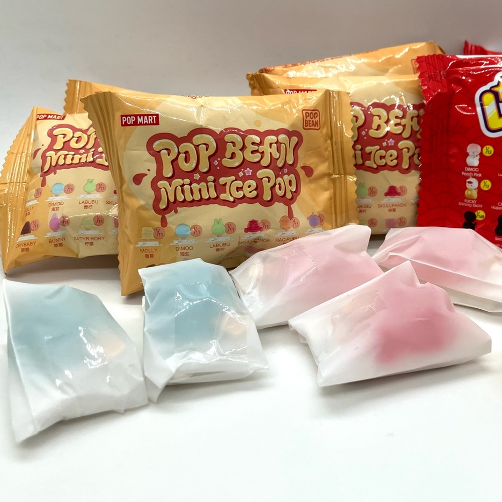 Bundle of 3 Pop Mart POP BEAN Mini Ice Pop Series Figures - Skullpanda, Dimoo+ - Picture 5 of 8